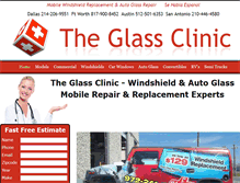 Tablet Screenshot of glass-clinic.com